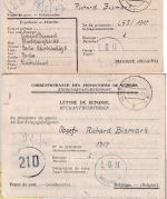 All.Bes./Belgien - B.-Charlottenburg 6.5.46/5.4.47 - 2 Kriegsgefangenensendungen