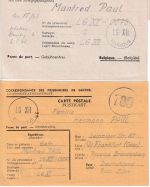 All.Bes./Belgien - Frankfurt/Oder Lager LG XII (Elsenborn) Kgf.-Post 7/46 - 5/57