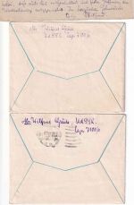 All.Bes./UdSSR - Lager 7100/6 (Saporoschje) 5 Kriegsgefangenenbriefe/-karten