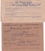 All.Bes./UdSSR - Lager 7185 (Michalowka) 9 Kriegsgefangenenbelege ex 1946/47