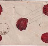 Preussen - 3 Sgr. König Fr. Wilhelm Ganzsache/Geldbrief Ra2 Paderborn 7/9