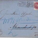 Preussen - 1 Sgr. Adler Ortsbrief Ra3 Berlin Post-Exp. 18 - 16.8.65 Nachporto !