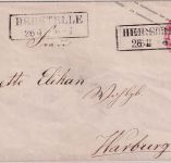 Preussen - 1 Sgr. Adler Ganzsache Ra1 Herstelle 26/4 - Warburg