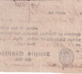 Sachsen - Döbeln 1816 Aufgabeschein f. Fahrpostsendung n. Meißen