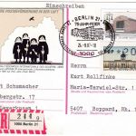 Berlin - 60 Pfg. Sonderganzsache+Zusatz Einschreibekarte SST Berlin 21 - 24.9.87