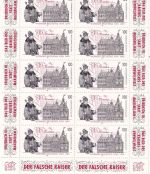 BRD - 500 J. Wormser Reichstag postfr. 10er-Bogen Zudruck "Der falsche Kaiser"
