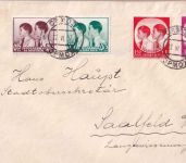 Jugoslawien - Kinderhilfe 1937 Satzbrief Ormoz - Saalfeld 22.6.37