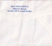 Niue - 1,75$+25C. Blumen Luftpostbrief (OHMS) Alofi - Karlsruhe 1994