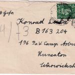 England - POW-Camp 77 (Annsmuir) Kriegsgefangenenbrief ins POW-Camp 196 - 2.9.47