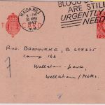 England - 2 P. Ganzsache Maida Hill ins POW-Camp 166 (Wollaton Park) 30.4.47