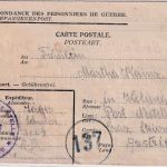 All.Bes./Belgien - Lager CE I (Maurage) Kriegsgefangenenkarte n. ÖSTERREICH 1946