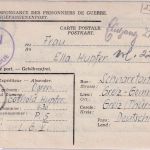 All.Bes./Belgien - Lager LG V (Charatte) Kriegsgefangenenkarte n. Greiz 27.10.46