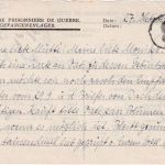 All.Bes./Belgien - Lager LG V (Charatte) Kriegsgefangenenkarte n. Greiz 27.10.46