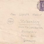 All.Bes./England - POW Camp 135 (Stanbury House) Kriegsgefangenenbrief 3.10.47