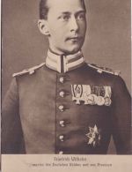 Preussen - Kronprinz Wilhelm Uniform Orden sw-Portrait-AK ca. 1900 ungelaufen
