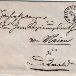 Thurn & Taxis - Rinteln 27/2 1842 untaxierter (!) Brief n. Detmold - mit Inhalt