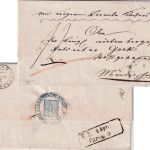 Bayern/Württemberg - Kaiserslautern 6/4 (1855) HKS 12 Kr. Portobrief