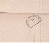 Bayern - Rockenhausen 23/3 (1863) Kirchensache (Inhalt !) n. Obermoschel