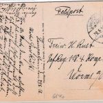 Hessen - Lampertheim Ernst-Ludwigstraße sw-AK/Feldpost 1916