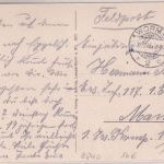 Hessen - Lampertheim Ernst-Ludwigstraße sw-AK/Feldpost Worms 1915