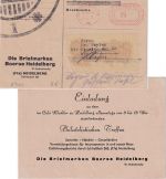 All.Bes. - Heidelberg 17.6.48 6 Pfg. Postfreistempel Drucksachenkarte
