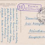 BRD - (16) Tromm ü. Wald Michelbach Landpost-Ra Karte n. München