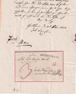 Württemberg - Herrenberg L1 Portobrief Gültstein - Unterdigisheim 1833
