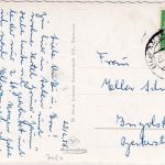 Württemberg - Aalen Metzgerei u. Gasthaus z. Schwanen sw-Foto-AK gelaufen 1958