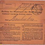 Bayern - Neuötting 1916 unfreie Paketkarte n. Mitterskirchen 25 Pfg. Nachporto