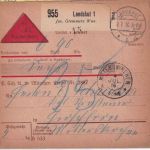 Bayern - Landshut 1916 unfreie Nachnahme-Paketkarte (Selbstbucher) n. Hirschhorn