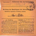 Bayern - Landshut 1916 Kriegsgefangenenkarte-Paketkarte n. Hirschhorn