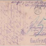 Bayern - Ergoldsbach 1917 unfrankierte AK n. Windsbach Portokontrolle Ansbach