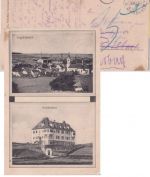 Bayern - Ergoldsbach 1917 unfrankierte AK n. Windsbach Portokontrolle Ansbach