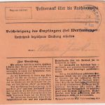 Bayern - 2x25 Pfg. Ludwig Einschreibe-Paketkarte Gündlkofen - Altenkirchen 1918