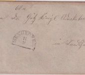 Bayern - 3 Kr. Wappen gez. HKS Mengkofen 11/10 Brief Süsskofen - Landshut 1870