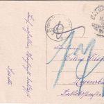 Bayern - Marklkofen Ortsansicht sw-AK gelaufen 1922 Nachporto/Bahnpost