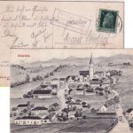Bayern - Posthilfstelle Uttigkofen T. Haidenberg Ra3 Ansichtskarte 11. SEP 12