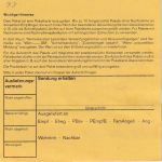 BRD - Aholming 1992 unfreie Schnell-Eilbotenpaketkarte (Tarif 14,20 DM)