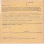 BRD - Osterhofen 1992 unfreie Schnell-Eilbotenpaketkarte (Tarif 14,20 DM)