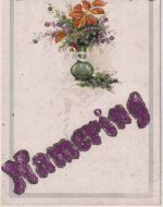 Bayern - Nammering (Fürstenstein) farb. Grusskarte m. Glitter gelaufen 1918