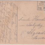 Bayern - Nammering (Fürstenstein) farb. Grusskarte m. Glitter gelaufen 1918