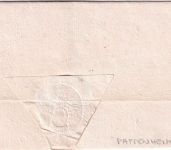 Bayern - Pappenheim Schreib-L1 Blindabschlag Brief an Kurfürst Karl II. 1787