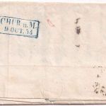 Italien/Schweiz - Genua 1854 Portobrief nach Samaden - mit Inhalt