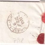 Frankreich - Paris 1841 Mini-Francobriefchen (85x55mm) n. Nogent-le-Rotrou