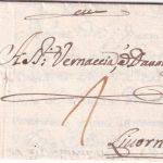 Italien - Florenz 1700 Brief n. Livorno - mit Inhalt