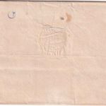 Bayern - Augsburg 29. Jan 1836 roter L2 Portobrief n. Forth b. Eschnau - Judaika