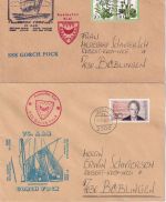 BRD - Bundesmarine Segelschulschiff Gorch Fock 11 Belege/versch. Cachets 1979/86