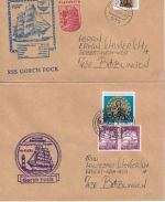 BRD - Bundesmarine Segelschulschiff Gorch Fock 11 Belege/versch. Cachets 1979/86