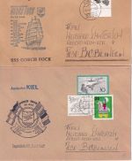 BRD - Bundesmarine Segelschulschiff Gorch Fock 11 Belege/versch. Cachets 1979/86