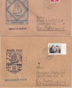 BRD - Bundesmarine Segelschulschiff Gorch Fock 11 Belege/versch. Cachets 1979/86